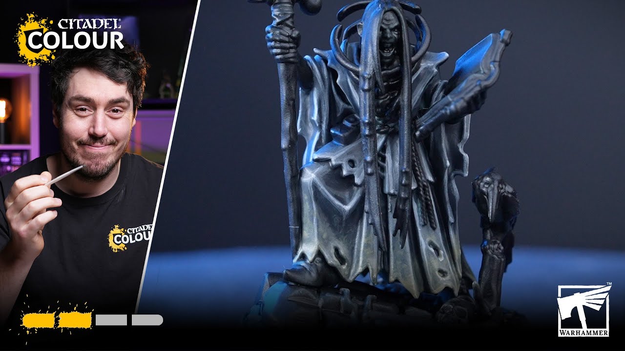 How to Paint Necromantic Grey Robes | Intermediate Level | Warhammer Underworlds