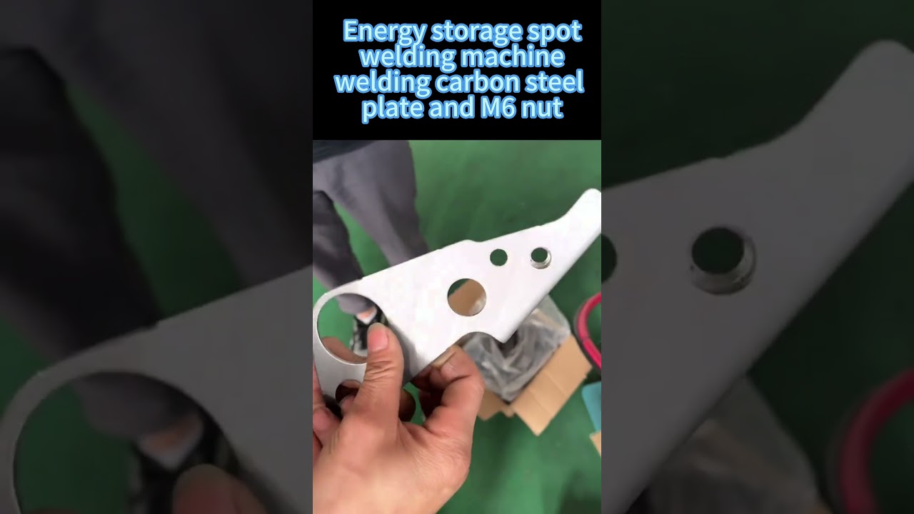 You Won't Believe the Strength! Testing Our Energy Storage Spot Welder on Carbon Steel & M6 Nuts.