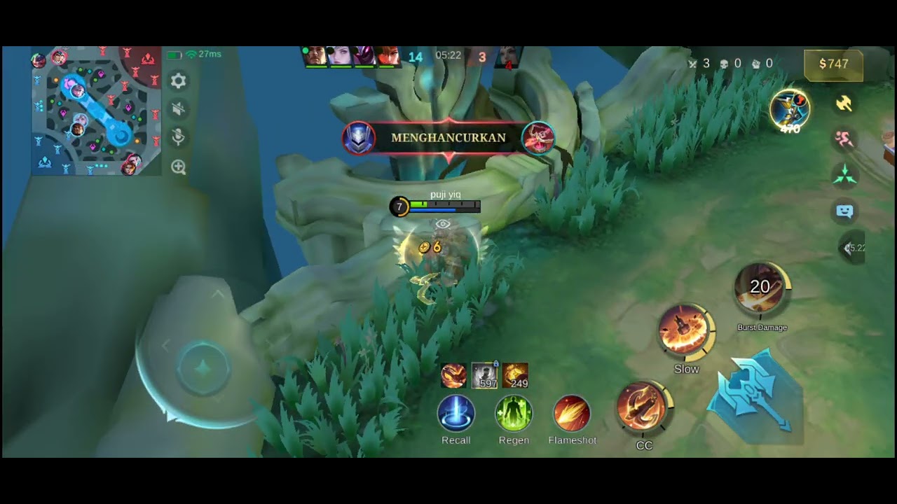 FRANCO,MIYA,HELCURT,YIN,LAPU-LAPU VS COMPUTER KITA MENANG #MOBILE LEGENDS 