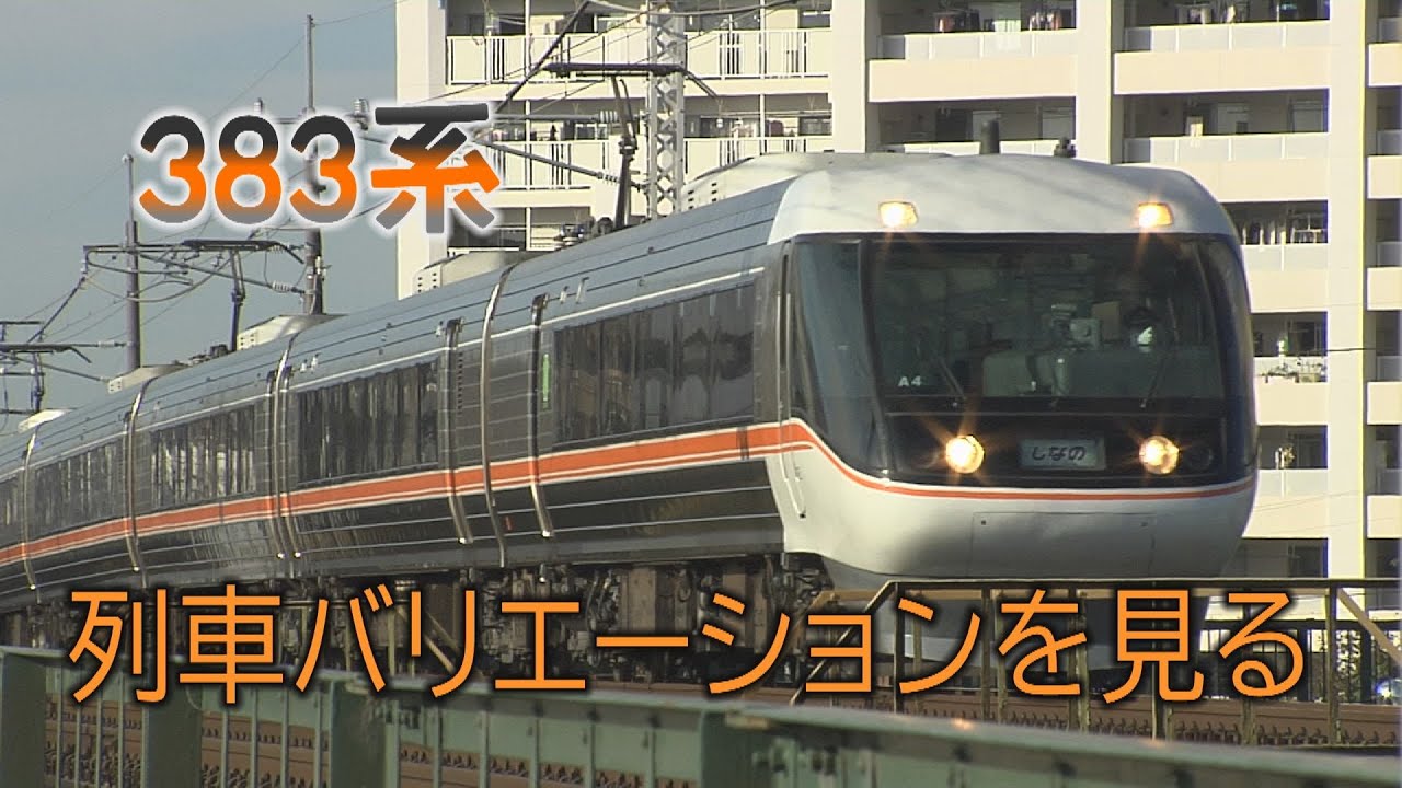 JR東海383系列車編成バリエーションを見てみましょう