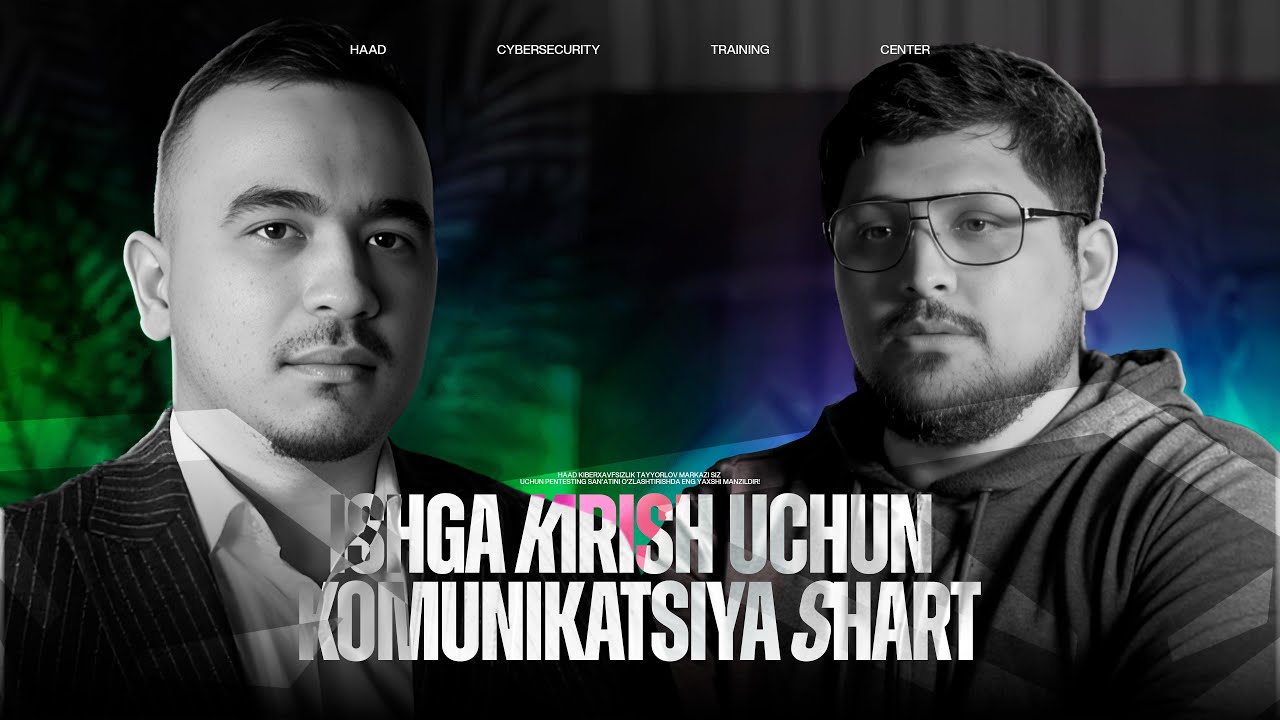 Ishga kirish uchun komunikatsiya shart...