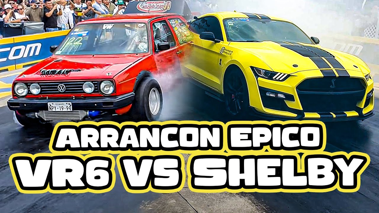 Arrancón Épico: VR6 vs Shelby en Centro Dinámico Pegaso
