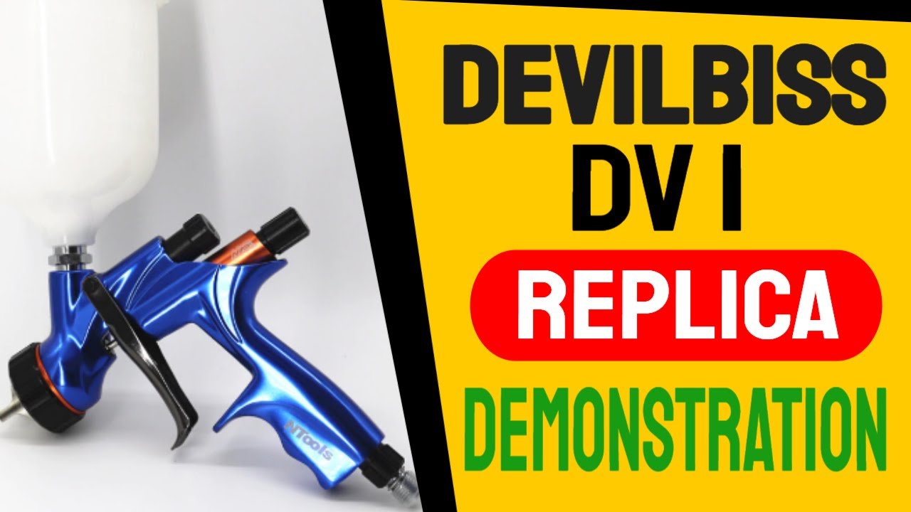 Devilbiss DV1 Replica | How does Fake Devilbiss DV1 spray | Devilbiss FAke spray gun