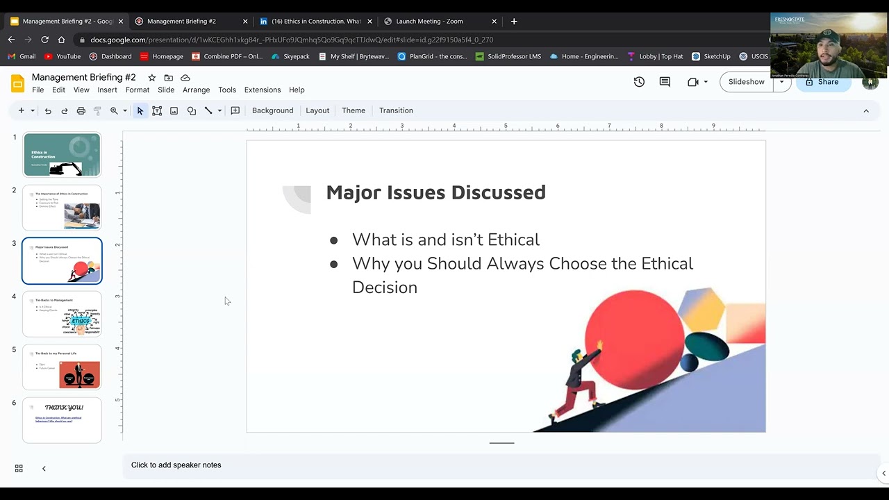 Ethics in Construction