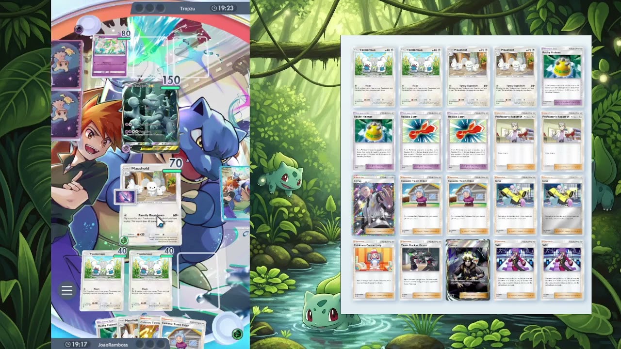 Tandemaus & Maushold SAVAGE LITTLE RATS Deck - Pokémon TG Pocket