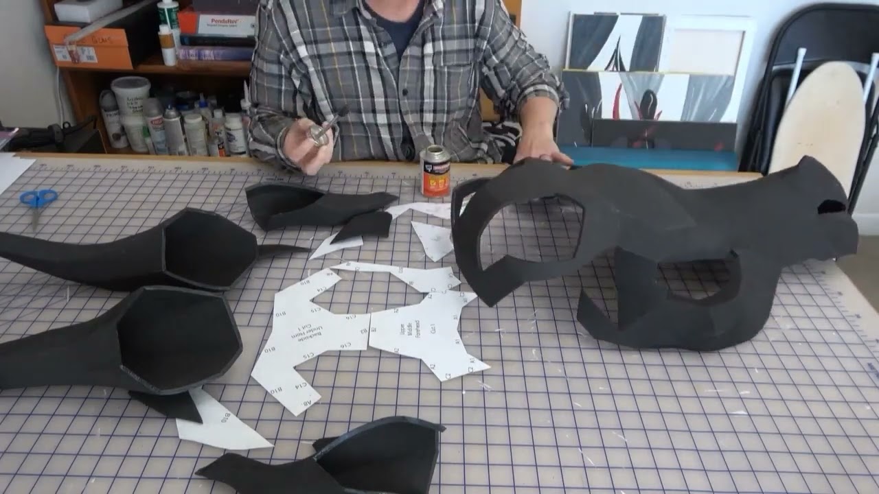 Putting the Dragon Knight Horse Chanfron Together