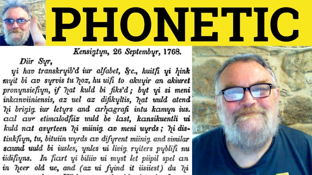 😎 Phonetic Meaning - Phonetics Definition - Phonetic Defined - Phonetics Examples - Phonetic