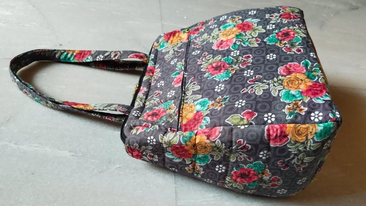 Diy : New design travel bag cutting and stitching tutorial । Contact for order 9837821896