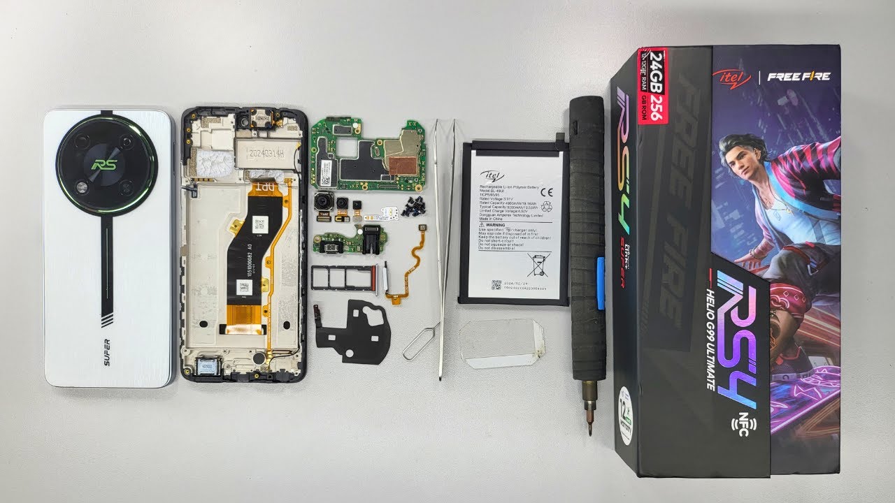 ITEL RS4 NFC TEARDOWN & DISASSEMBLY !!! NO DETAIL INFORMATION !!!