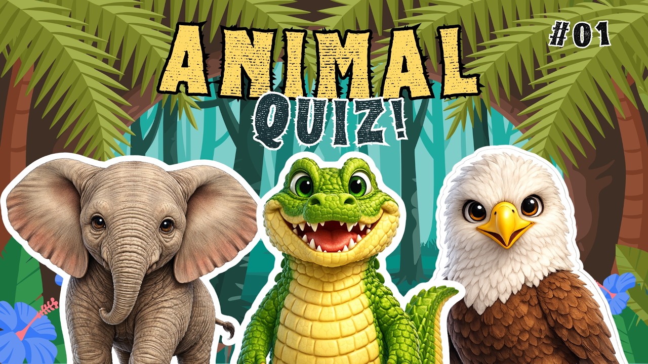 Can You Guess the Animal? 🐾 Kids Animal Quiz Challenge! (Easy & Fun)