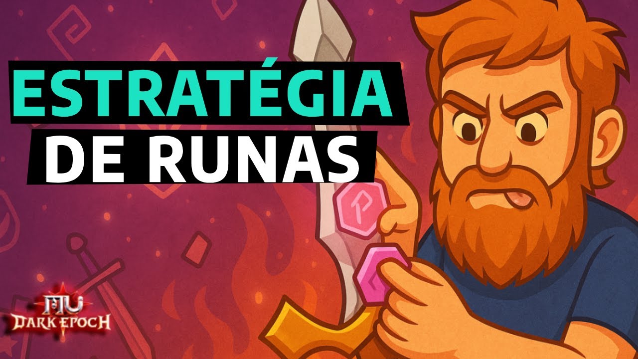 Estratégia que AUMENTA Seu Poder RÁPIDO! - COMO USAR AS RUNAS NO MU DARK EPOCH!