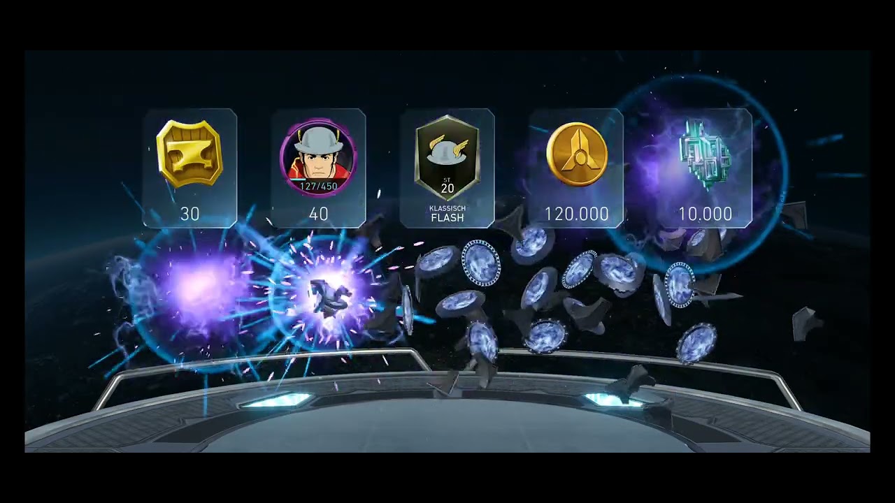 Opening 40 Classic The Flash Power Up Chests / Injustice 2 Mobile
