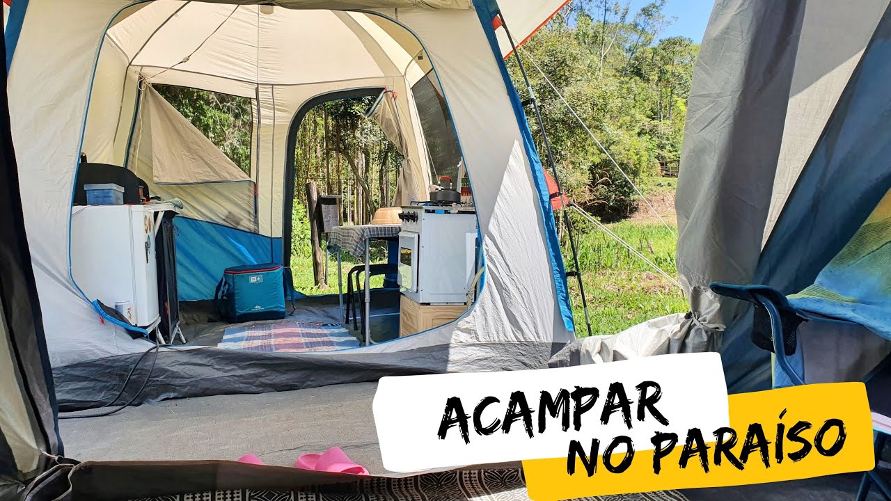 FOMOS ACAMPAR EM CAMPOS DO JORDÃO - SP