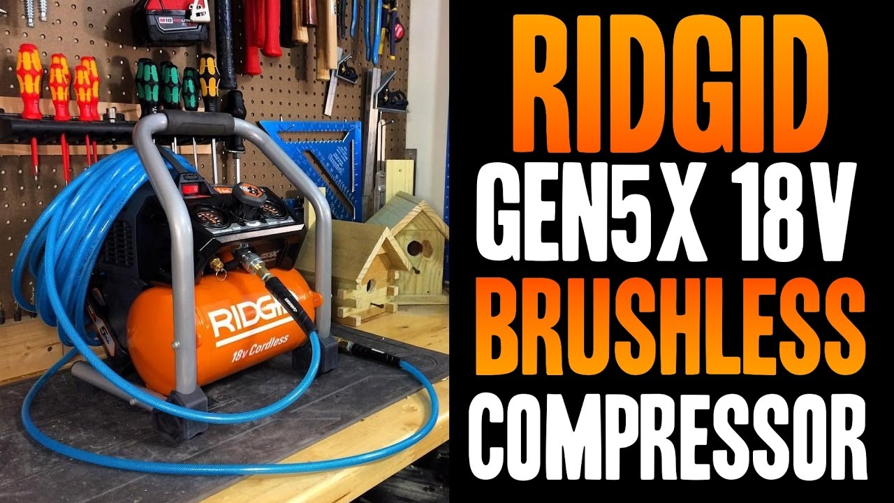 RIDGID Gen5X 18v Brushless Cordless Air Compressor - R0230