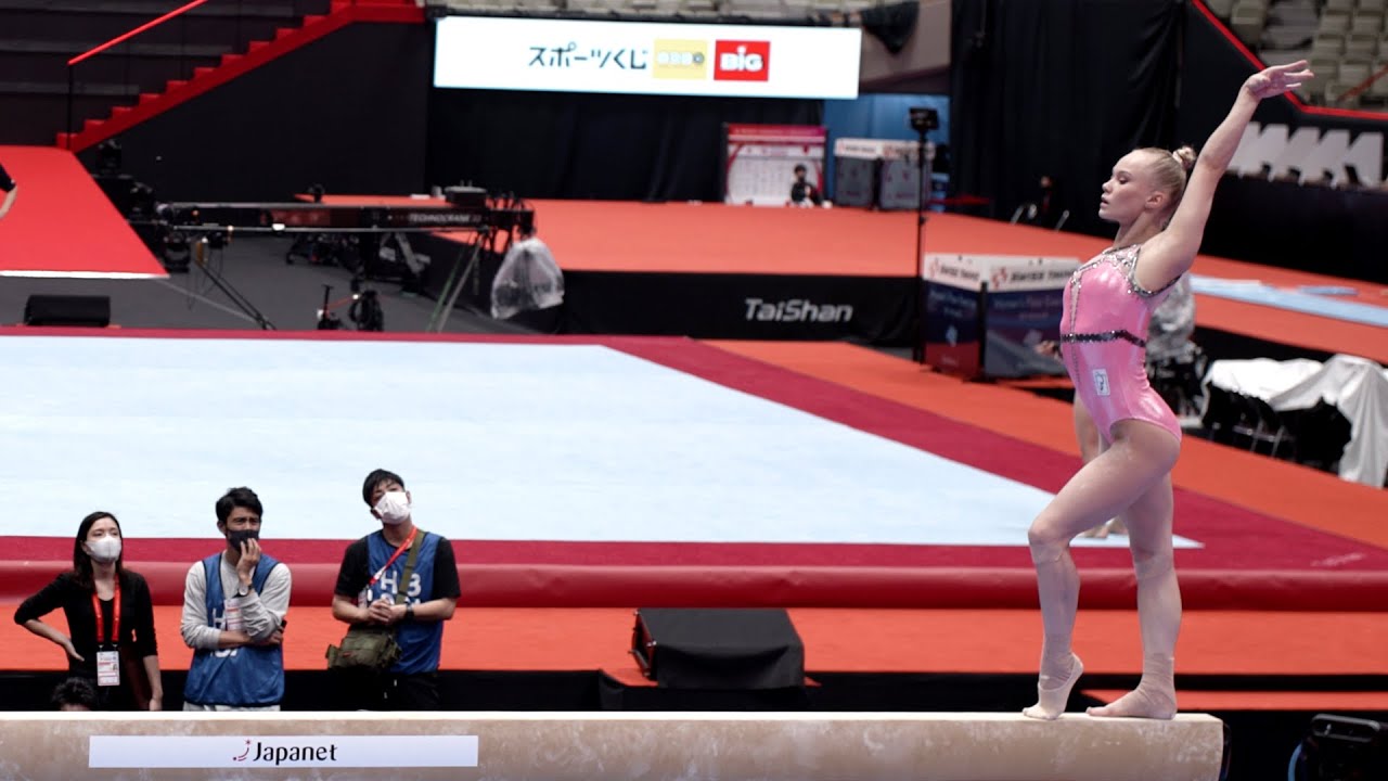 Angelina Melnikova (RUS) - Balance Beam - 2021 World Championships - Podium Training