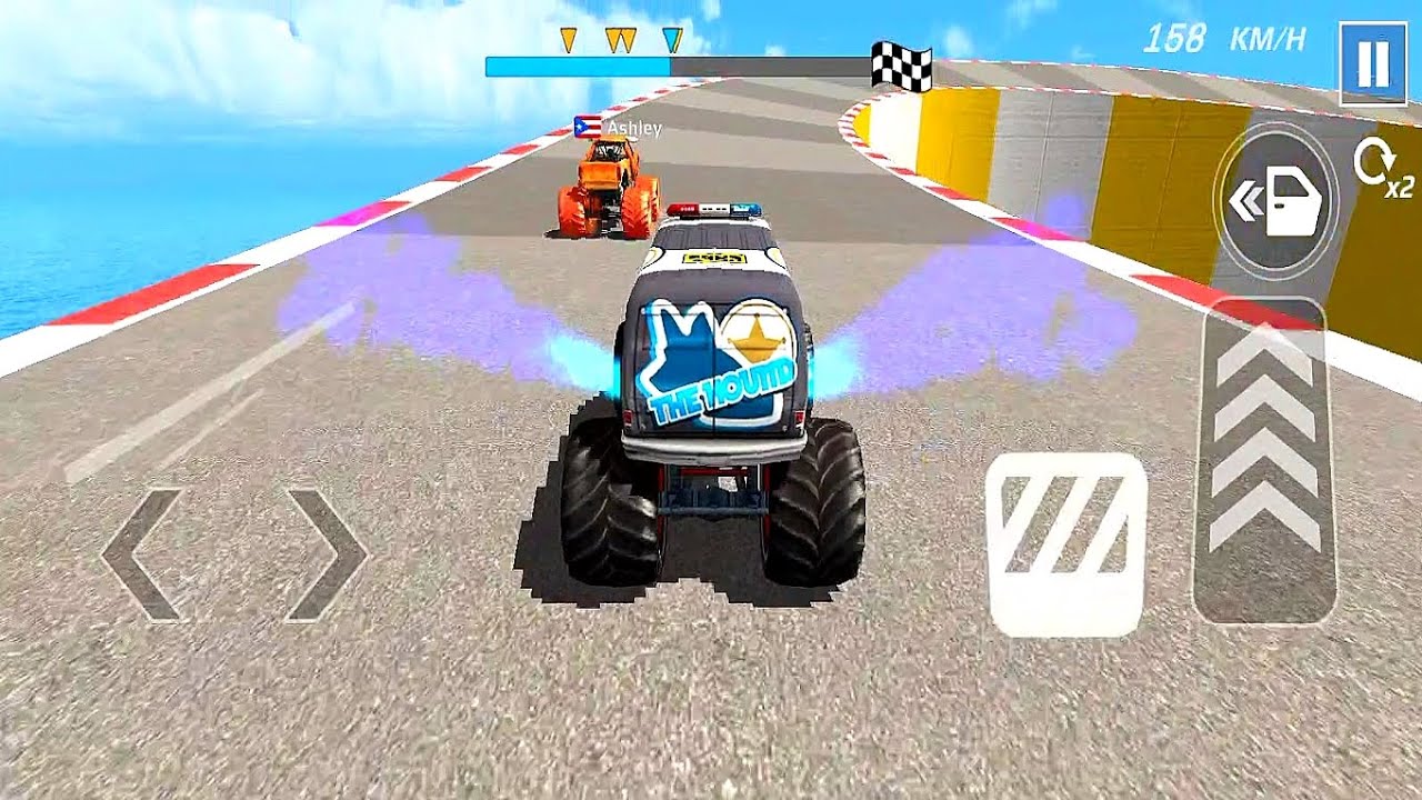 MONSTER TRUCK MEGA RAMP EXTREME RACING Gameplay [Android] - Part 11
