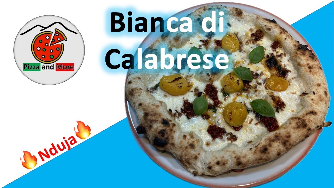 Pizza bianca di Calabrese - wei&szlig;e Pizza