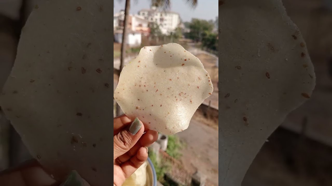 १ किलो च्या प्रमाणात रेशनच्या तांदळाचे चौपट फुलणारे खिचे पापड | tandlache khiche papad 