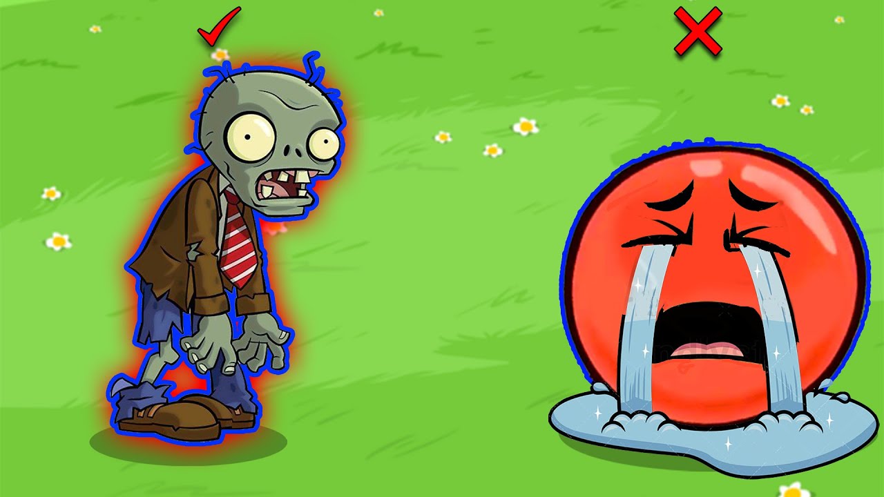 Red Ball 4 vs Plants vs Zombies 3