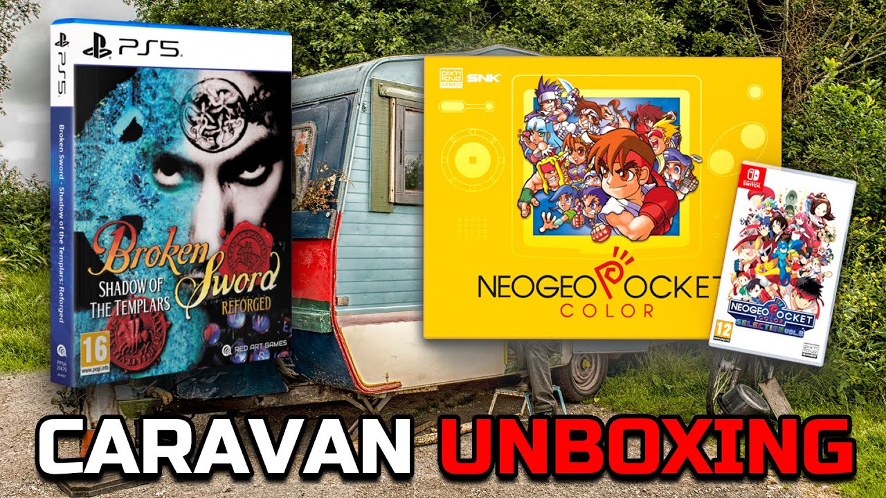 Broken Sword & Neo Geo Pocket Color Vol 2 Selection Collectors Edition Unboxing In a Caravan