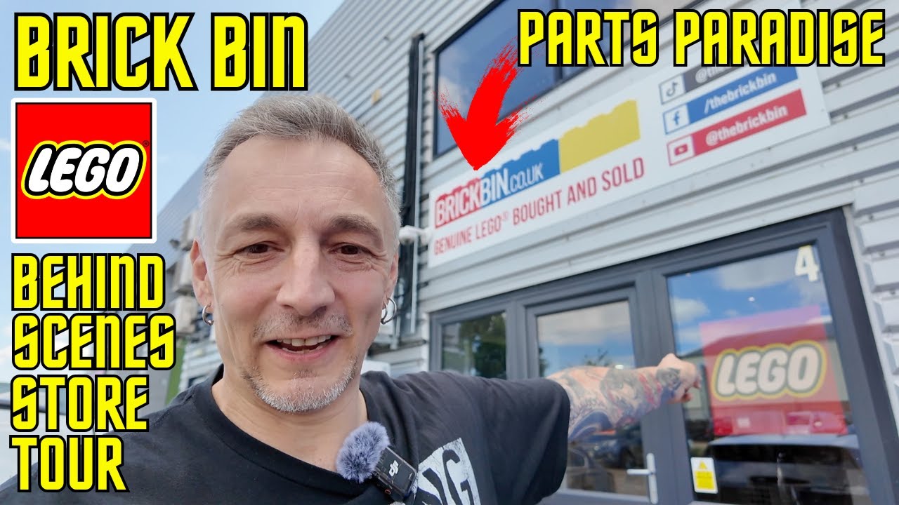 Brick Bin Colchester LEGO Shop/Store Tour - HUGE Parts Inventory - Rare & Retired Sets