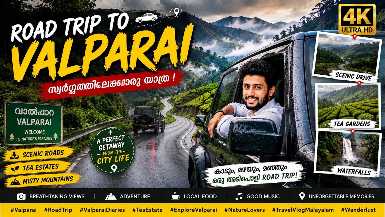 വാൽപ്പാറയിലെ മഞ്ഞും കുളിരും തേടി ഒരു യാത്ര 🥰 | Valparai Hills Trip