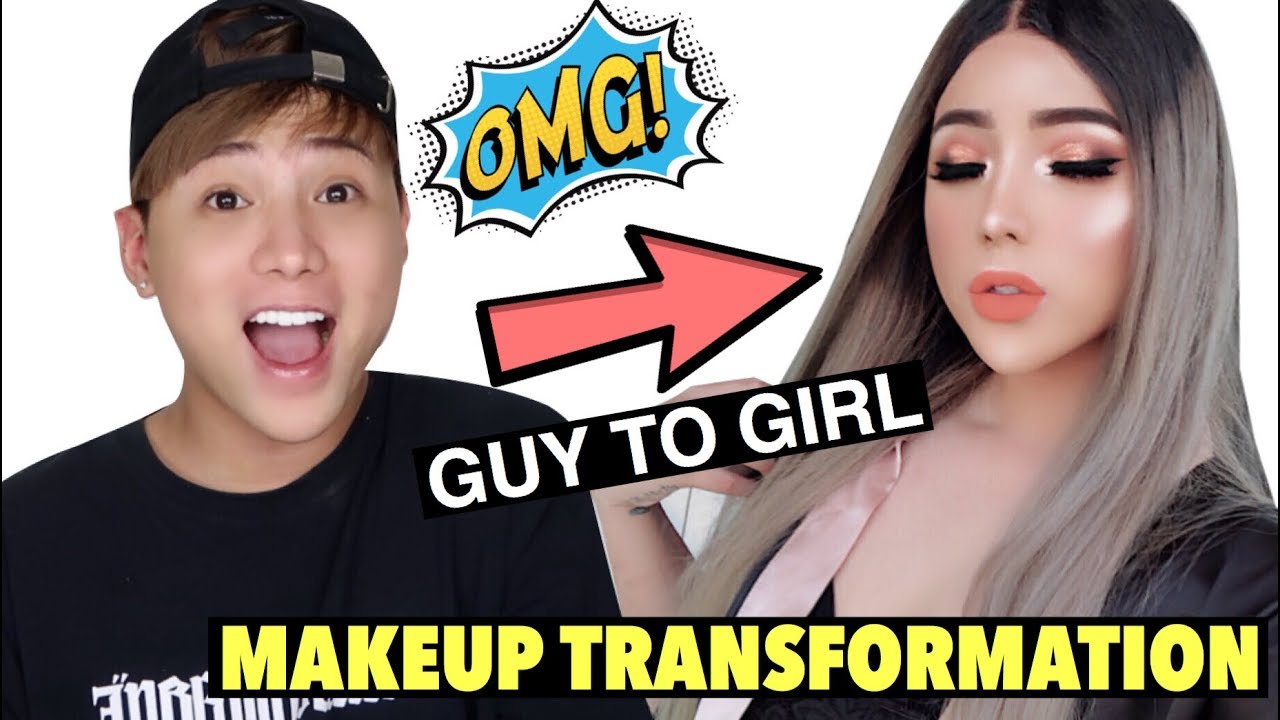 Makeup từ NAM sang Nữ bằng các Sản Phẩm Yêu Thích | GUY TO GIRL MAKEUP TRANSFORMATION | Ty Lê |