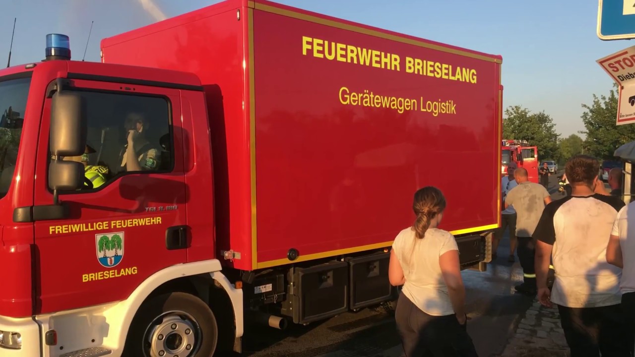 Flächenbrand in der Döberitzer Heide 2018 in Elstal, Brandenburg, Havelland