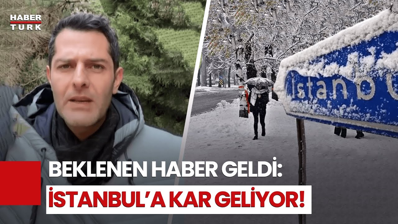 İstanbul&rsquo;a Kar Uyarısı: Saat Verildi, Lodos Etkili Olacak