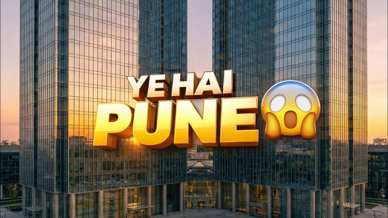 Pune City 2026 😍 | Glass Buildings, Big Roads & City View