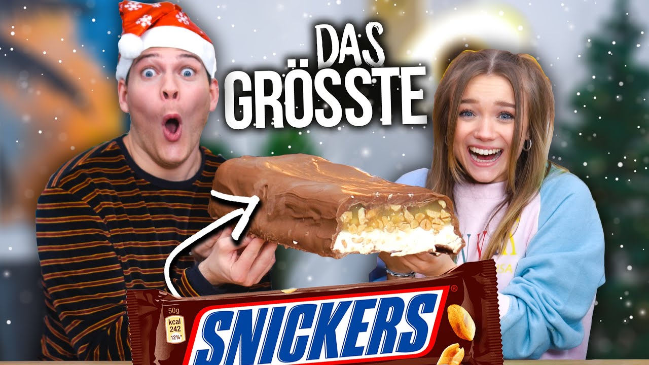 2 IDIOTEN MACHEN DAS GRÖßTE SNICKERS DER WELT mit @Joey's Jungle 😰😂😍