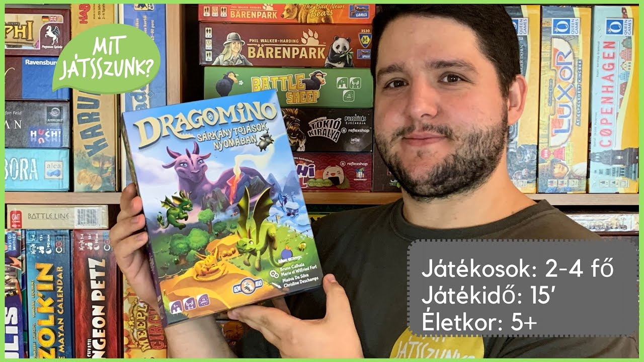 Dragomino: Sárkánytojások nyomában Játékbemutató