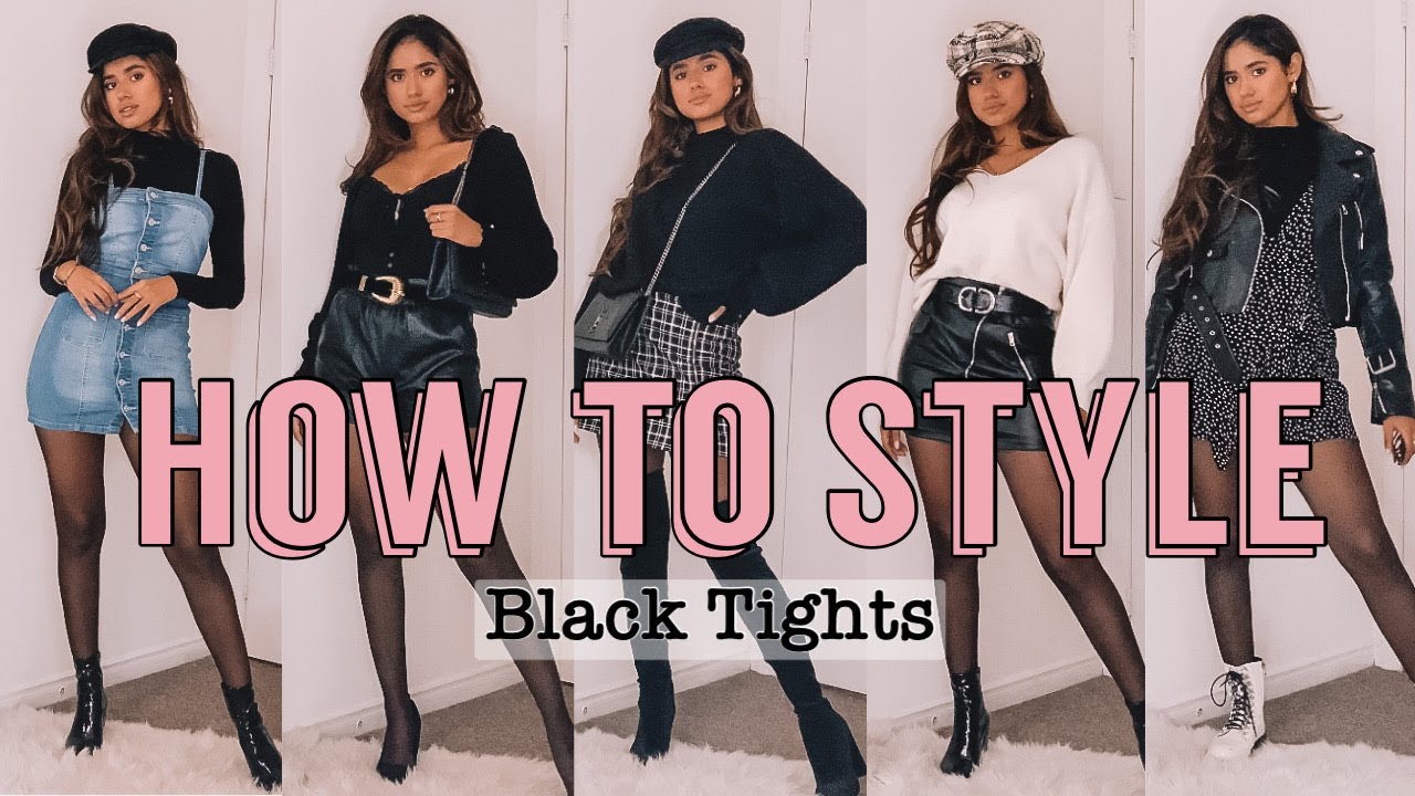 TIGHTS OUTFIT IDEAS FOR THE WINTER | FANCY AND EVERYDAY IDEAS