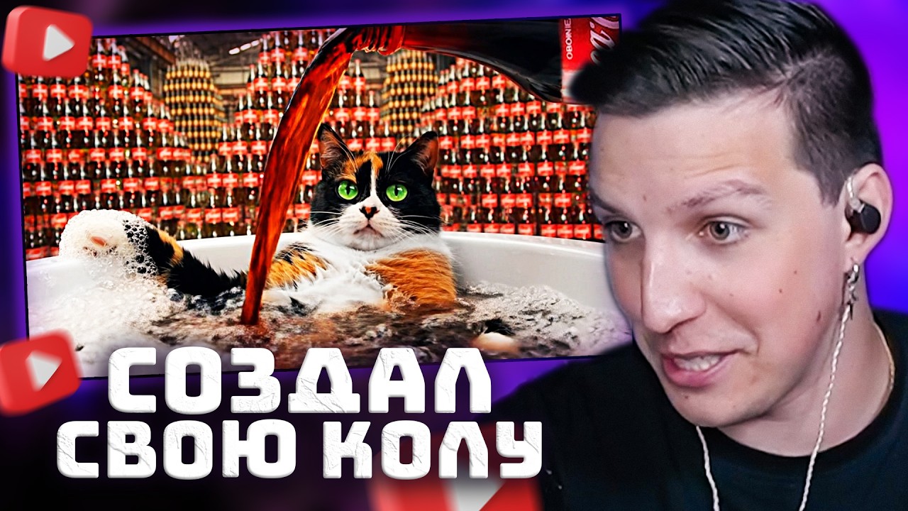 МЫ СОЗДАЛИ 100% COCA-COLA (НЕ КЛИКБЕЙТ) | РЕАКЦИЯ МАЗЕЛЛОВА