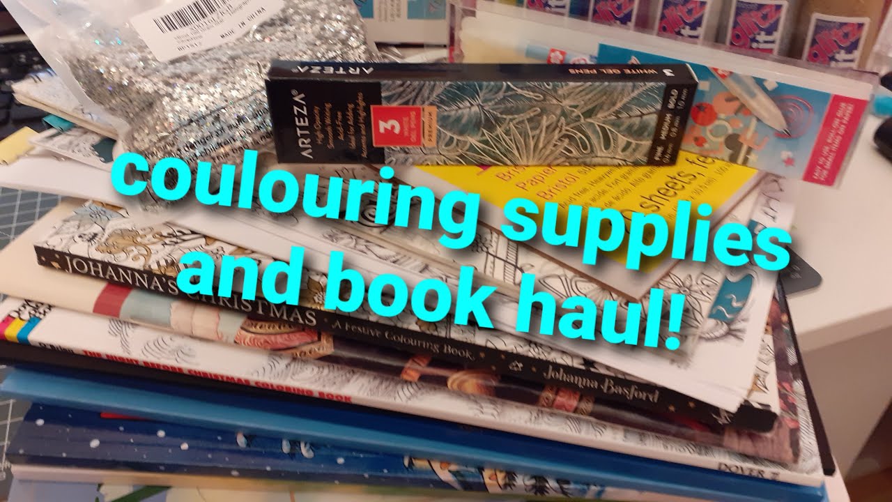 Adult colouring supplies and books haul! 🙈🙉🙊💖