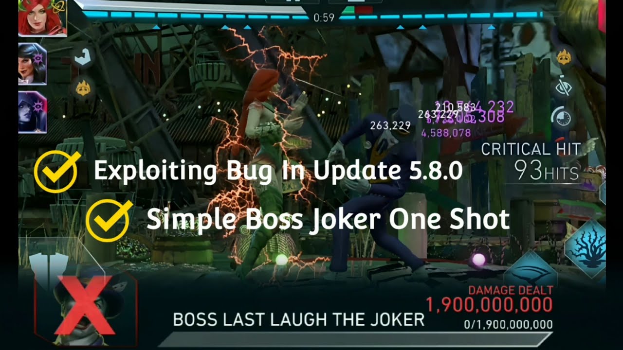 DAWN OF APOKOLIPS - BOSS LAST LAUGH THE JOKER | ONE SHOT | SOLO RAID - INJUSTICE 2 MOBILE