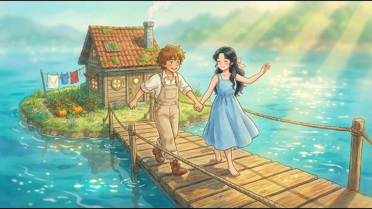 A Relaxing Day in Ghibli Island Paradise