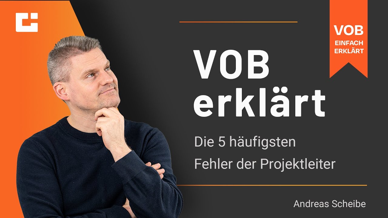 VOB erkl&auml;rt: Die f&uuml;nf krassesten Fehler in der Projektleitung!