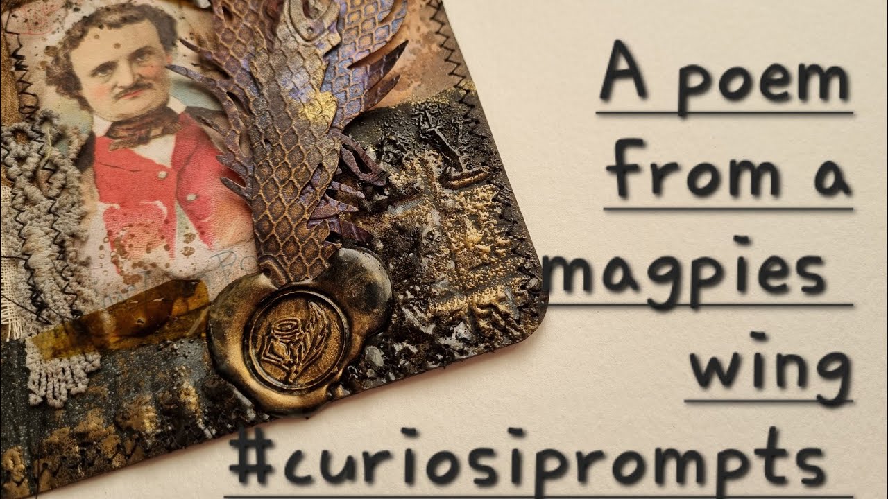 A Poem from a Magpie's wing #curiosiprompts