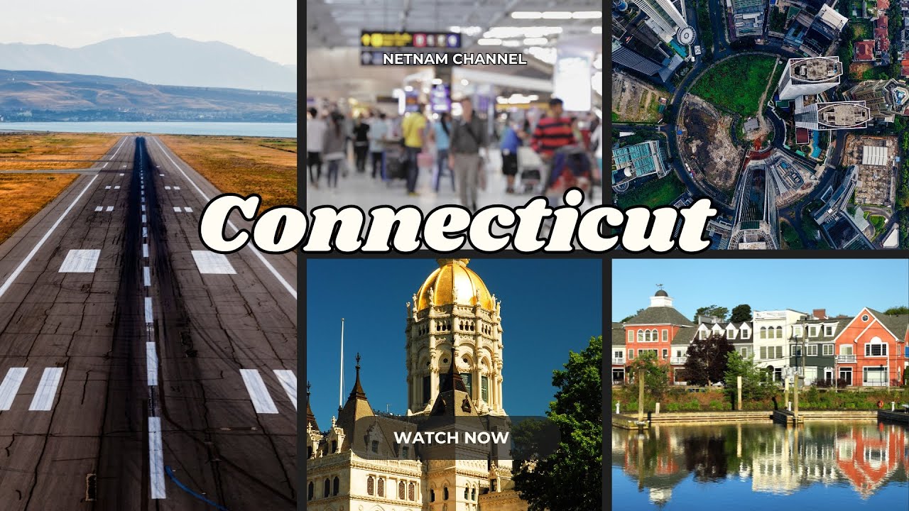 Landing at Connecticut United States major civil airports | #connecticut #landingvideo #airport