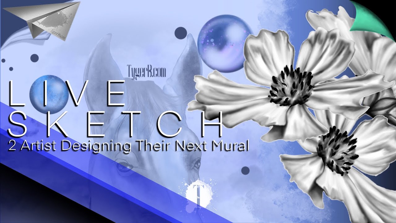 Working on the Next Mural Design | Art | TygerB.com & @ | #Art