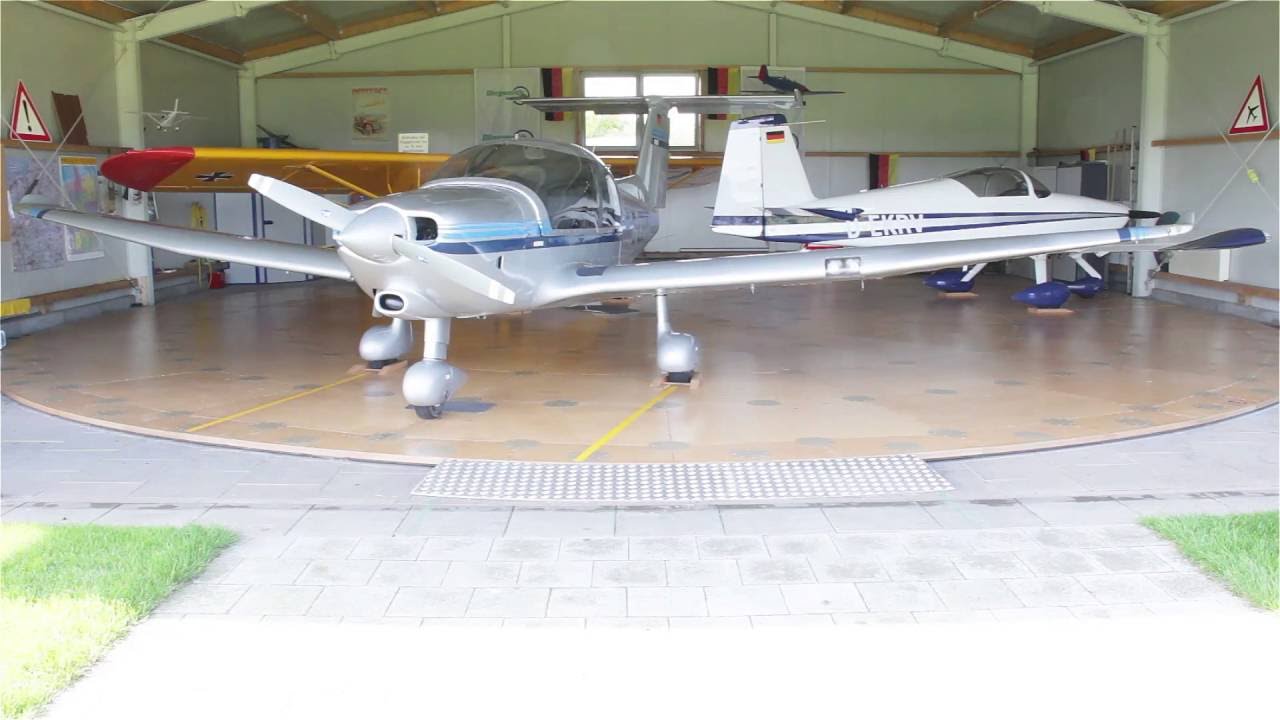 AEROdisc im Dingwerth Hangar,. Beelen