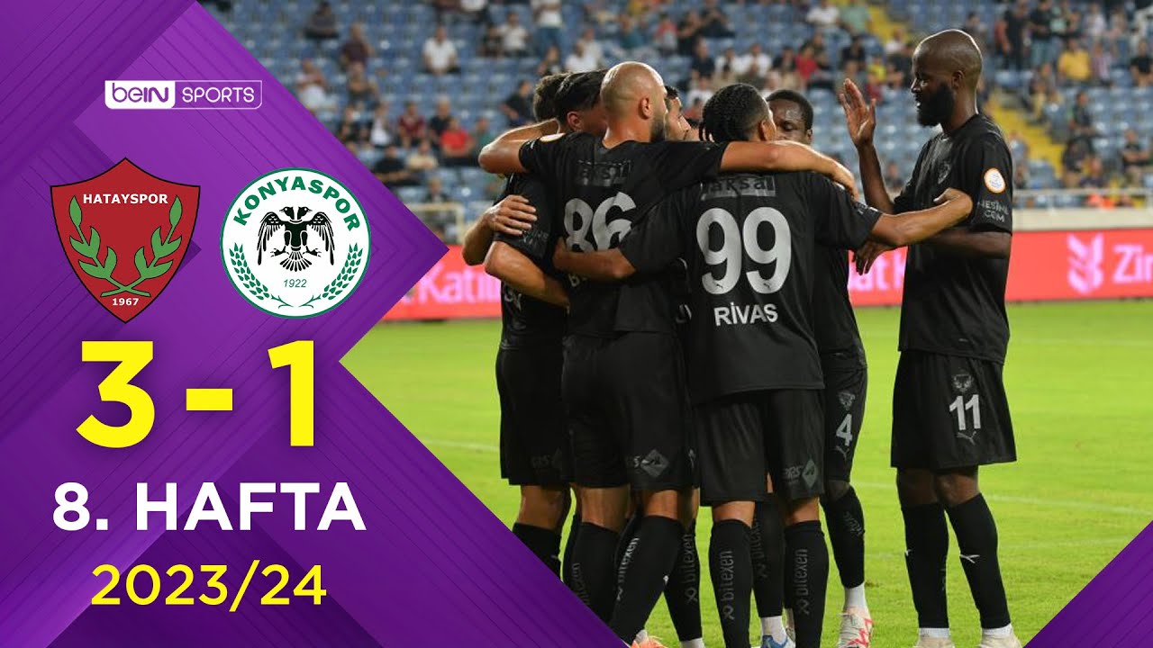 Atakaş Hatayspor (3-1) Tümosan Konyaspor | 8. Hafta - Trendyol Süper Lig 2023/2024