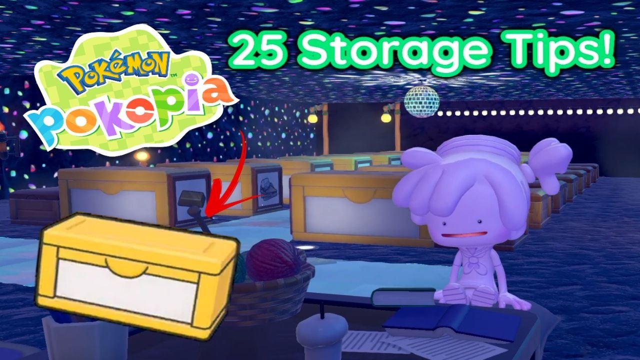 25 Pokopia Storage Tips! - ULTIMATE STORAGE FACILITY