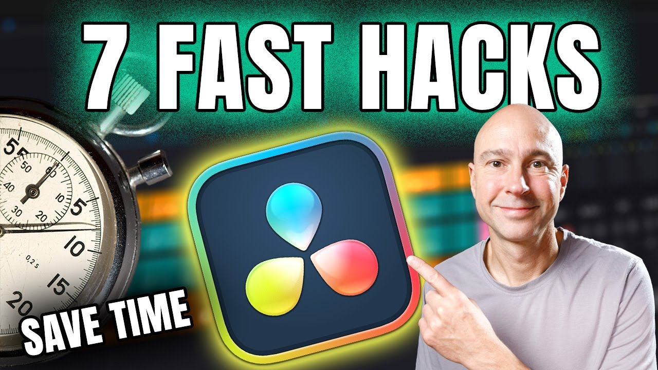 SAVE TIME in DaVinci Resolve 20:  EDIT FASTER with 7 Quick HACKS You NEED to Know