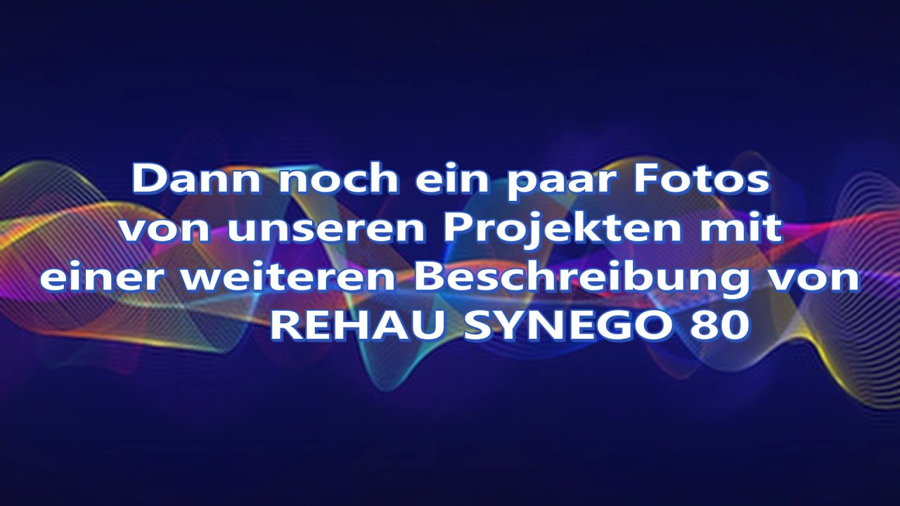 Fenster REHAU SYNEGO 80