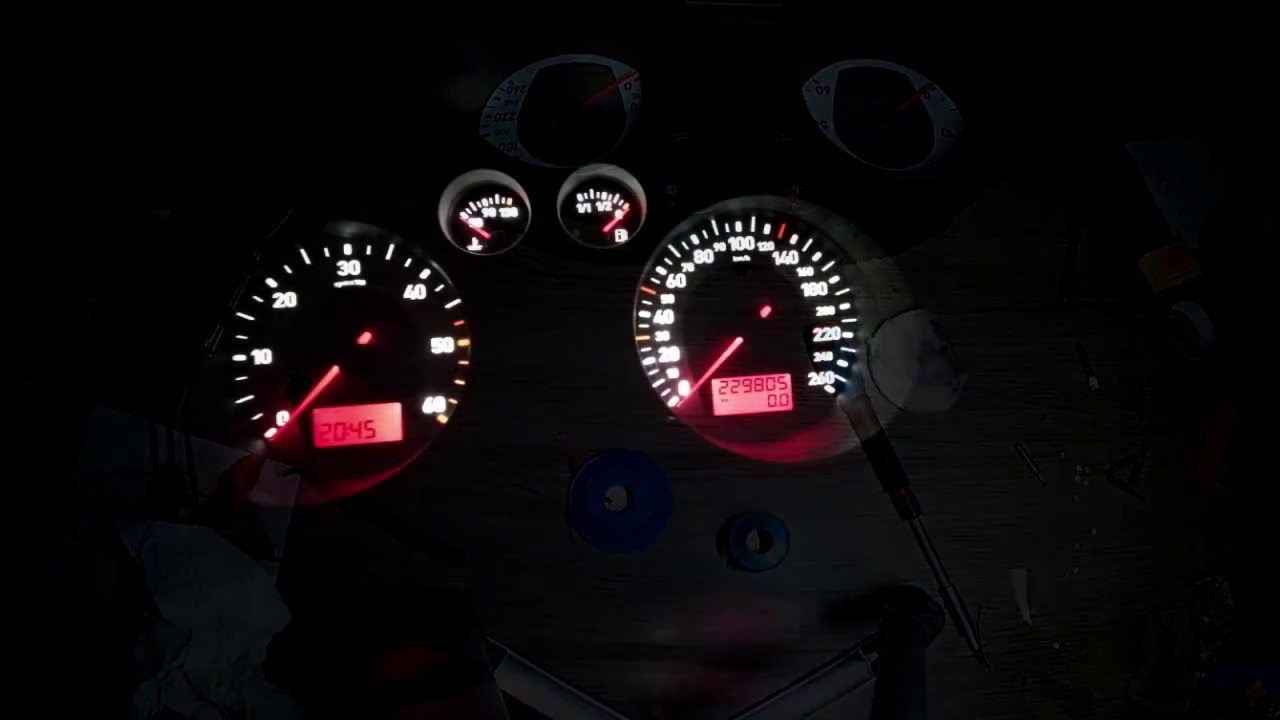 Tachobeleuchtung wechseln / Tacho Umbau / SMD LED