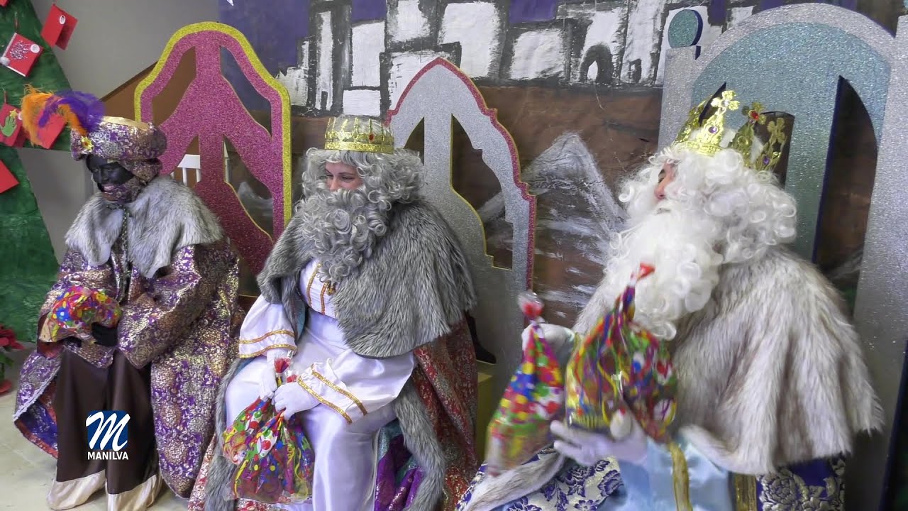 Visita de los Reyes Magos a los colegios y guarderías
