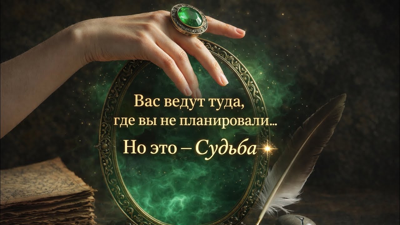 Вас ведут туда, куда вы не планировали… ✨ Но это — Судьба 🪐
