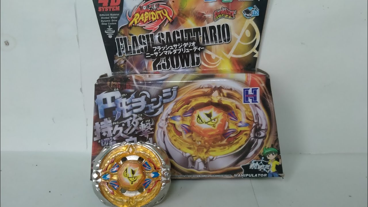 Con quay (Beyblade Metal Fury): Flash Sagittario (hàng fake)